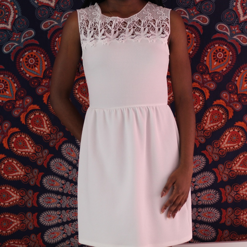 White dress